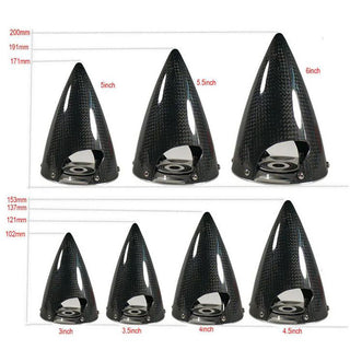 6" 2-Blade Ultimate Carbon Fiber Spinner with Aluminum Back Plate