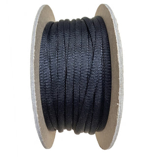 Expandable Sleeving, 1/4" diameter, Black, per foot