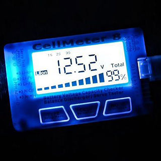 CellMeter 8 Digital Servo / Battery Voltage Tester, for LiPo, Life, Li-lon, NiMH, Nicd Cells