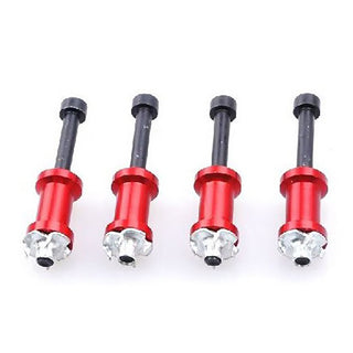 22mm Red Anodized Engine Standoffs with M5 Bolts