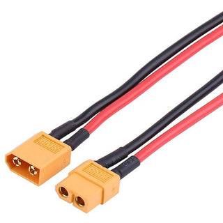 24" XT-60 Extension, Male & Female Ends