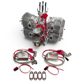 DA-200L 4-Cyl Gas Engine with Ignition, Lightweight Version, by Desert Aircraft