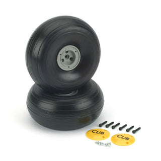 4 1/4" Treaded Lite Cub Wheel for 3/16" Axle