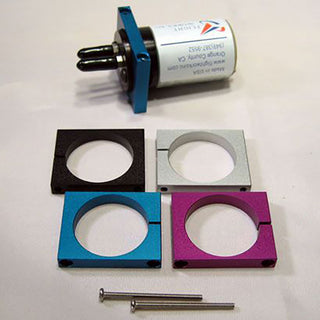 DIGITECH Fuel Pump Mount, Anodized Red, for Hausel Style Pumps
