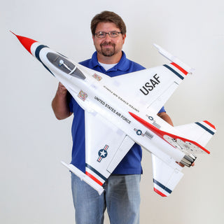 F-16 Thunderbirds 70mm EDF Jet BNF Basic, with AS3X & SAFE Select