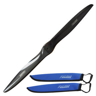 32X12 Carbon Fiber Propeller, w/Prop Covers, by Falcon