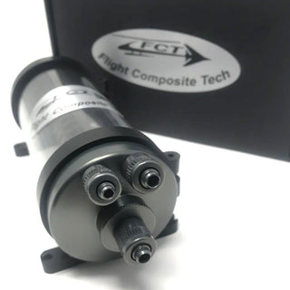 Clear Cylinder UAT, 200ml Air Trap, by Flight Composite Tech
