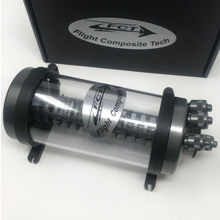 Clear Cylinder Twin UAT, 350ml Air Trap, by Flight Composite Tech