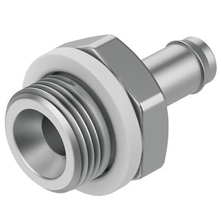 Festo Straight Nipple Fitting, M5 MNPT x 3 mm OD, 19521