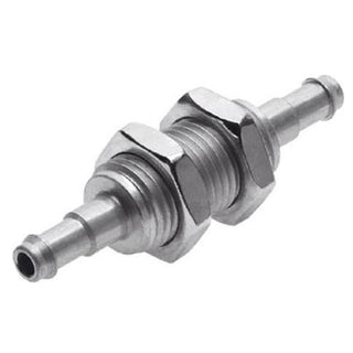 4mm Barbed Bulkhead Connector, for 6mm Hose, by Festo