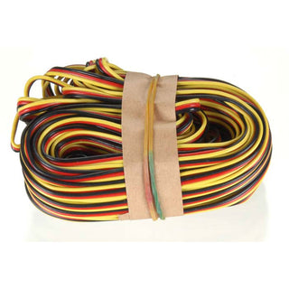 50' 3-Color Heavy-Duty 22 Gauge Servo Wire