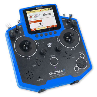 Jeti USA Duplex DS-12 2.4GHz Deluxe Blue Transmitter with Telemetry