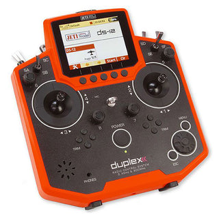 Jeti USA Duplex DS-12 2.4GHz Deluxe Red Transmitter with Telemetry