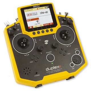 Jeti USA Duplex DS-12 2.4GHz Deluxe Yellow Transmitter with Telemetry