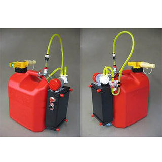 Red Gas Fuel Tank with Electric Pump & VR, 2.5 Gallon, by Jersey Modeler