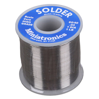 Miniatronics Rosin Core Solder 60/40, 1 lb