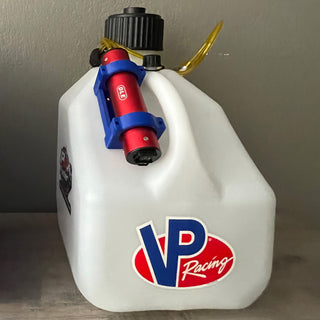 White RC Aircraft Fuel Jug, with DLE Electric Pump, 3 Gallon