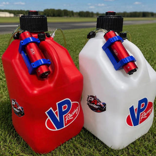 White RC Aircraft Fuel Jug, with DLE Electric Pump, 5 Gallon