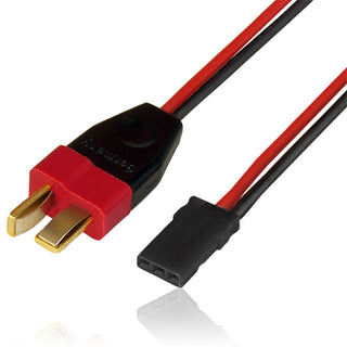 PowerBox Adapter Lead, Deans Male to JR Female, 3.94" (10cm)