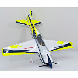 Phoenix 2.2m Laser 260 V3 70cc ARF, Yellow/Blue SE