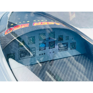 Phoenix 2.6m Laser 260 V3 120cc ARF, Yellow/Blue SE