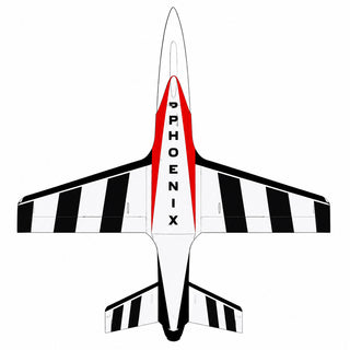 Phoenix 2.3m Axtion Sport 3D Turbine Jet ARF, Red/White SE