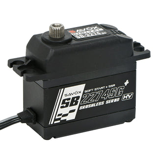 SB-2274SG BE High Voltage Brushless, Black Edition, Steel Gear Digital Servo