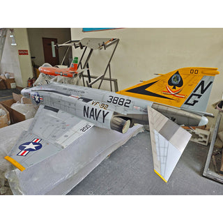 1/6th F-4 Phantom PRO ARF Plus Turbine Jet, Yellow Spade Scheme