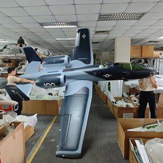 1/4.75 A-10 Warthog PRO ARF Plus XXL Turbine Jet, Black Snake
