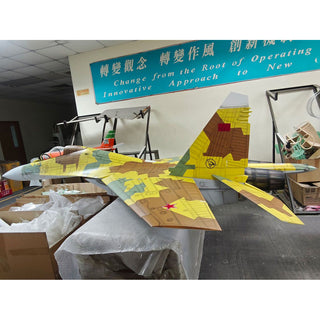 1/6th Su-27UB Flanker PRO ARF Plus Turbine Jet, Yellow Camo Scheme