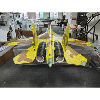 1/6th Su-27UB Flanker PRO ARF Plus Turbine Jet, Yellow Camo Scheme
