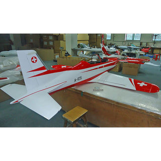 PC-21 TurboProp PRO ARF Plus Turboprop Jet, White/Red Scheme