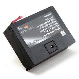 Spektrum 2000mAh 7.4V Li-Ion Transmitter Battery Pack, for DX6/DX8/DXe Radios