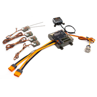 AR20410T 20 Channel 2.4GHz DSMX PowerSafe Receiver with Synapse AS3X+, SAFE Stabilization Module, and (4) Remotes