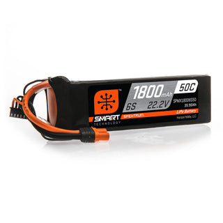 22.2V 1800mAh 6S 50C Smart LiPo Battery, with IC3 Connector
