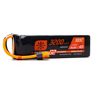 14.8V 3200mAh 4S 100C Smart G2 LiPo Battery, with IC3 Connector