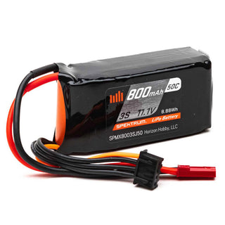 11.1V 800mAh 3S 50C Smart LiPo Battery, with JST Connector