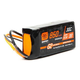 11.1V 850mAh 3S 30C Smart G2 LiPo Battery with IC2 Connecter