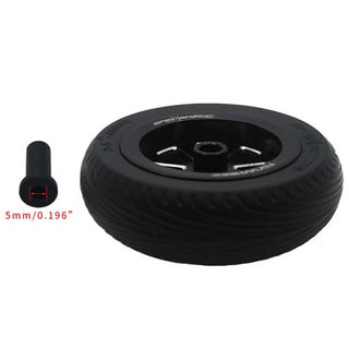 FlyWheelz Eight Spoke Wheel with Rubber Tires, 3.5" (89mm)