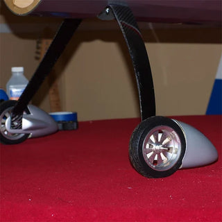 FlyWheelz Eight Spoke Wheel with Rubber Tires, 4" (102mm)