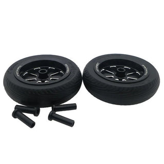 FlyWheelz Eight Spoke Wheel with Rubber Tires, 4" (102mm)