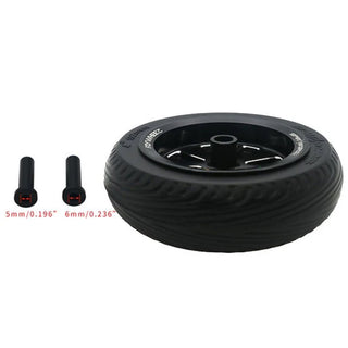 FlyWheelz Eight Spoke Wheel with Rubber Tires, 4" (102mm)