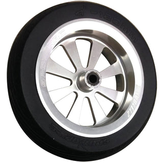 FlyWheelz Eight Spoke Wheel with Rubber Tires, 4" (102mm)