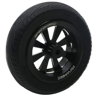 FlyWheelz Eight Spoke Wheel with Rubber Tires, 5" (127mm)