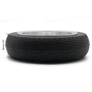 FlyWheelz Eight Spoke Wheel with Rubber Tires, 5" (127mm)