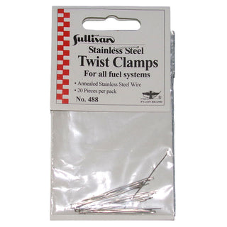 Wire Fuel Line Clamps, 20 Pack