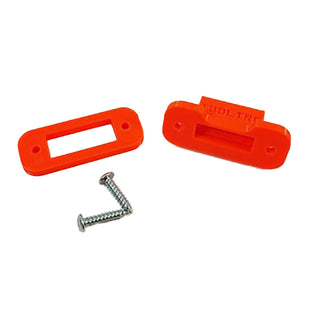 Multi-Servo Harness Panel Mount, for 2 Servos, Orange, by Thunderbolt RC