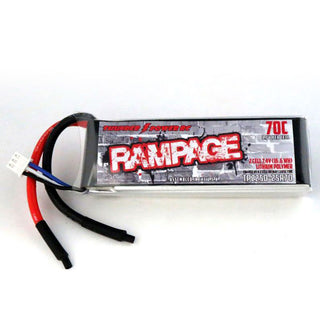 2250mAh 2S 7.4V Rampage Series 70C LiPo Battery