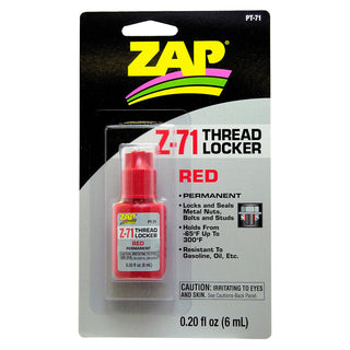 ZAP Z-71 Red Thread Locker - .2 oz