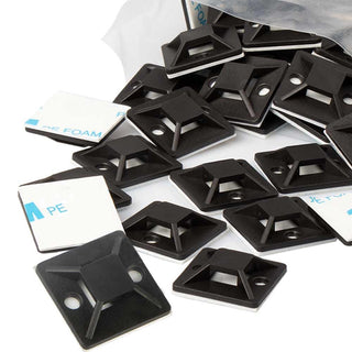 Ziotek Zip Tie Mount 1/2" x 1/2", 25 Pack
